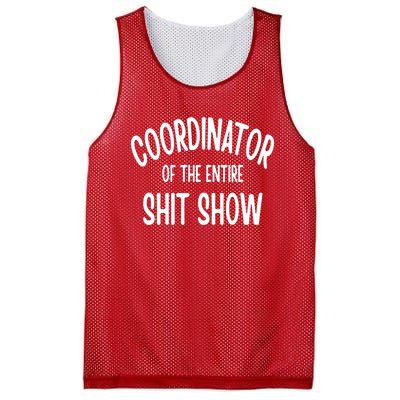 Coordinator Of The Entire ShitShow Mesh Reversible Basketball Jersey Tank