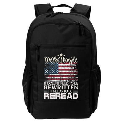 Constitution Of The Usa Needs To Be Reread Backpack