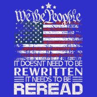 Constitution Of The Usa Needs To Be Reread 16 in Basic Backpack