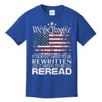 Constitution Of The Usa Needs To Be Reread Kids T-Shirt