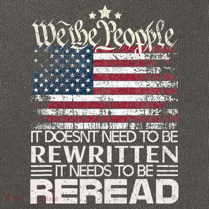 Constitution Of The Usa Needs To Be Reread Cotton Canvas Backpack
