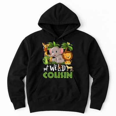 Cousin Of The Wild Zoo Birthday Safari Jungle Animal Family Hoodie