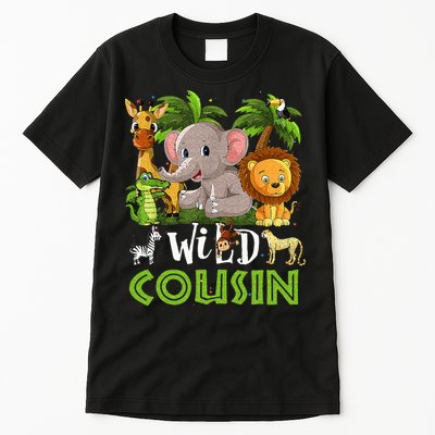 Cousin Of The Wild Zoo Birthday Safari Jungle Animal Family Tall T-Shirt