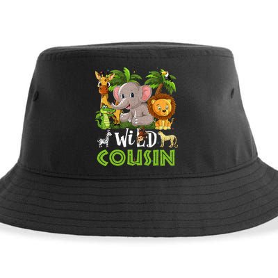 Cousin Of The Wild Zoo Birthday Safari Jungle Animal Family Sustainable Bucket Hat