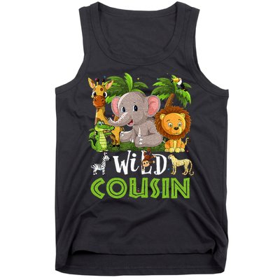 Cousin Of The Wild Zoo Birthday Safari Jungle Animal Family Tank Top
