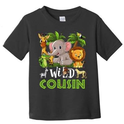 Cousin Of The Wild Zoo Birthday Safari Jungle Animal Family Toddler T-Shirt