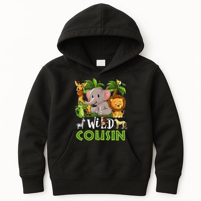 Cousin Of The Wild Zoo Birthday Safari Jungle Animal Family Kids Hoodie