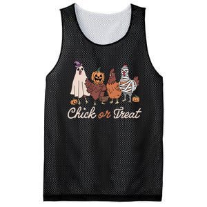 Chick Or Treat Halloween Witch Spooky Chicken Mesh Reversible Basketball Jersey Tank