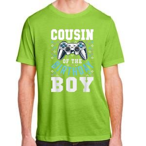 Cousin Of The Birthday Boy Matching Video Gamer Birthday Adult ChromaSoft Performance T-Shirt