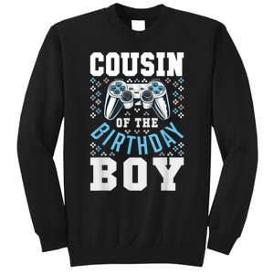 Cousin Of The Birthday Boy Matching Video Gamer Birthday Sweatshirt