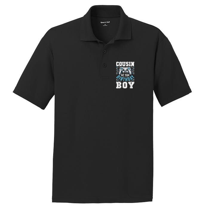 Cousin Of The Birthday Boy Matching Video Gamer Birthday PosiCharge RacerMesh Polo