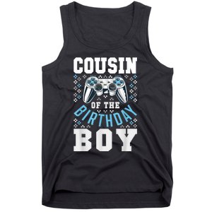 Cousin Of The Birthday Boy Matching Video Gamer Birthday Tank Top