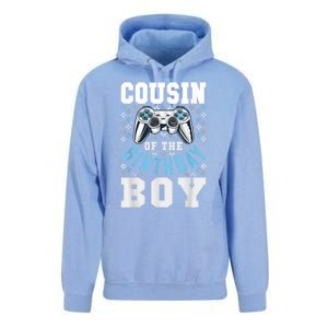 Cousin Of The Birthday Boy Matching Video Gamer Birthday Unisex Surf Hoodie