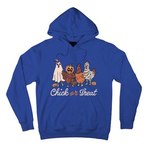 Chick Or Treat Halloween Witch Spooky Chicken Hoodie