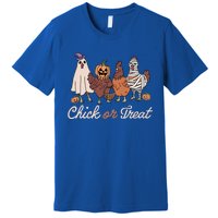 Chick Or Treat Halloween Witch Spooky Chicken Premium T-Shirt