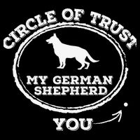 Circle Of Trust Funny German Shepherd 16 in Basic Backpack