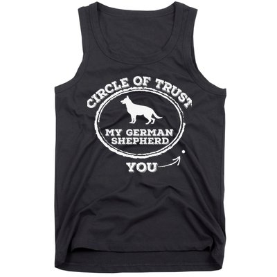 Circle Of Trust Funny German Shepherd Tank Top