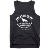 Circle Of Trust Funny German Shepherd Tank Top