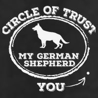 Circle Of Trust Funny German Shepherd Microfiber Hand Towel