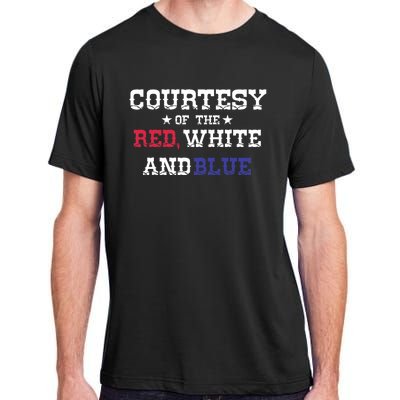 Courtesy Of The Red White And Blue Adult ChromaSoft Performance T-Shirt