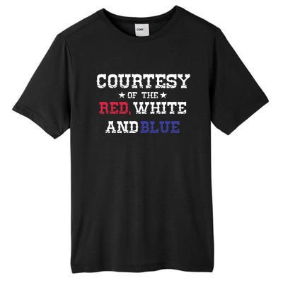 Courtesy Of The Red White And Blue Tall Fusion ChromaSoft Performance T-Shirt