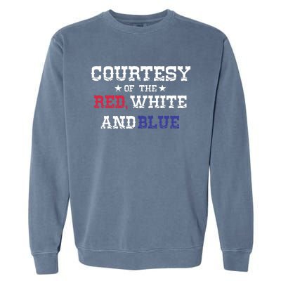 Courtesy Of The Red White And Blue Garment-Dyed Sweatshirt