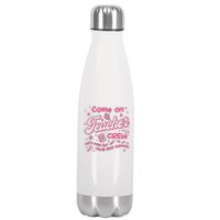 Come On Teacher Crew Lets Make The Whole Class Shimmer Stainless Steel Insulated Water Bottle