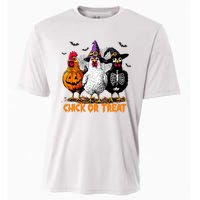 Chick Or Treat Spooky Chicken Witch Halloween Costume Cooling Performance Crew T-Shirt