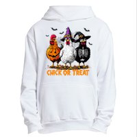 Chick Or Treat Spooky Chicken Witch Halloween Costume Urban Pullover Hoodie