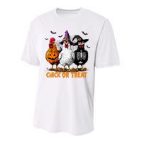 Chick Or Treat Spooky Chicken Witch Halloween Costume Performance Sprint T-Shirt