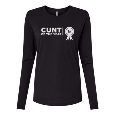 Cunt Of The Year Womens Cotton Relaxed Long Sleeve T-Shirt