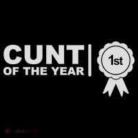 Cunt Of The Year High Crown Mesh Back Trucker Hat