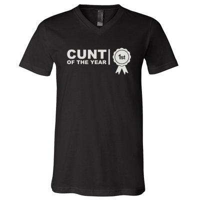 Cunt Of The Year V-Neck T-Shirt