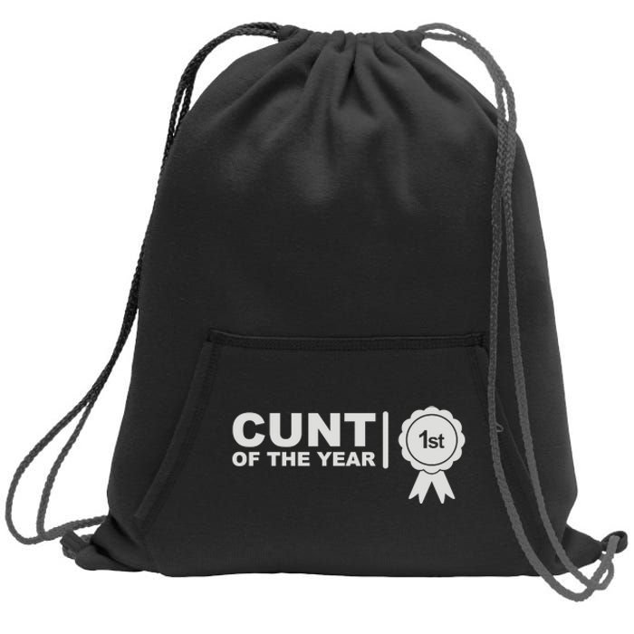 Cunt Of The Year Sweatshirt Cinch Pack Bag