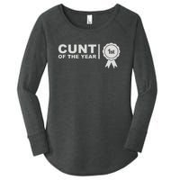 Cunt Of The Year Women's Perfect Tri Tunic Long Sleeve Shirt