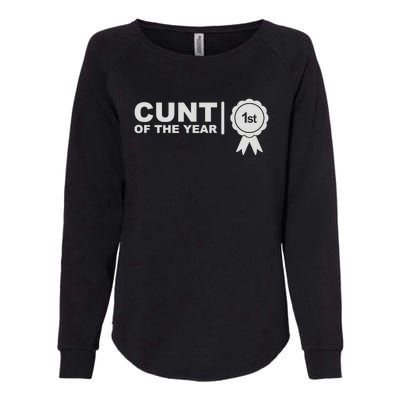 Cunt Of The Year Womens California Wash Sweatshirt