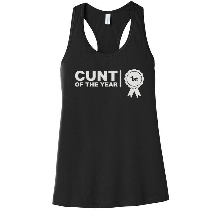 Cunt Of The Year Women's Racerback Tank