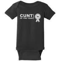 Cunt Of The Year Baby Bodysuit