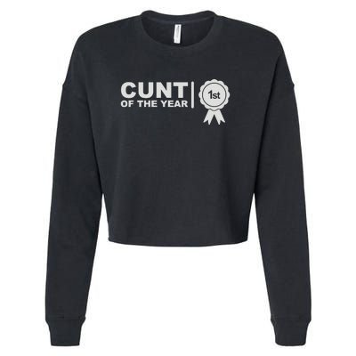 Cunt Of The Year Cropped Pullover Crew