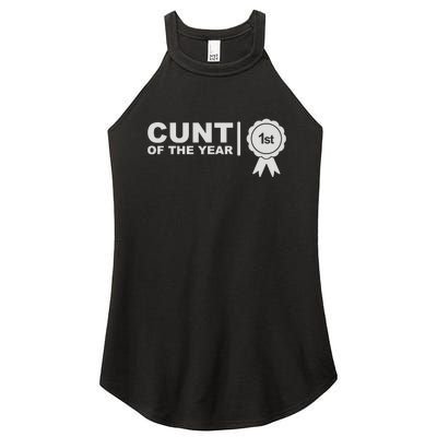 Cunt Of The Year Women's Perfect Tri Rocker Tank