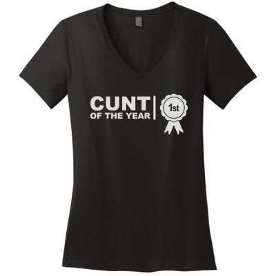 Cunt Of The Year Women's V-Neck T-Shirt