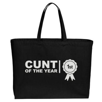 Cunt Of The Year Cotton Canvas Jumbo Tote