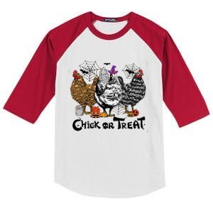 Chick Or Treat Kids Colorblock Raglan Jersey