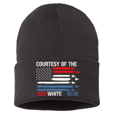 Courtesy Of The Red White And Blue Sustainable Knit Beanie