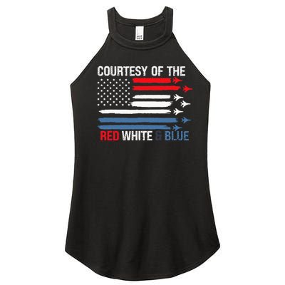 Courtesy Of The Red White And Blue Women’s Perfect Tri Rocker Tank