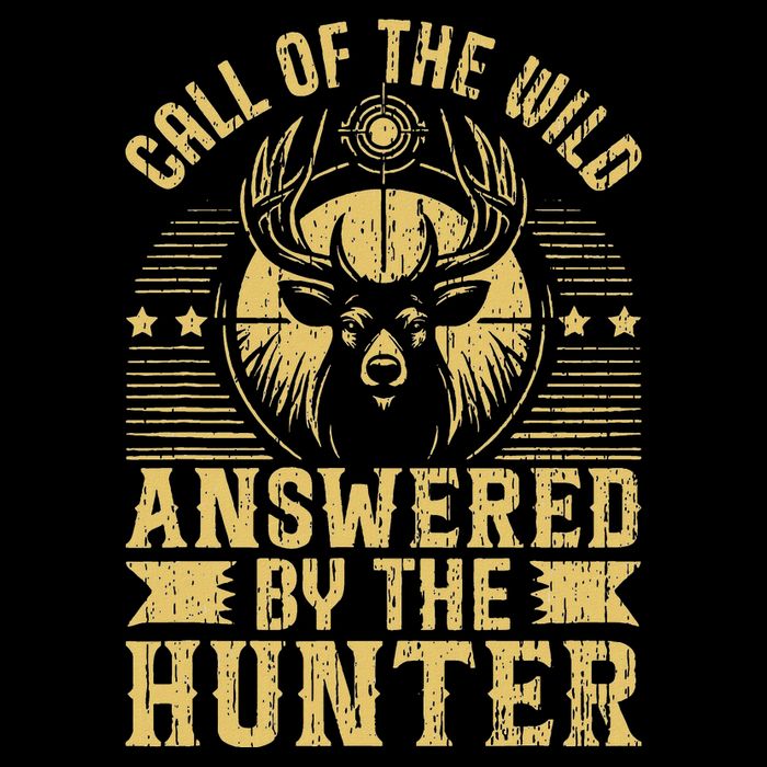 Call Of The Wild Answered By The Hunter Hunting 7-Panel Snapback Hat