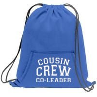 Cogiftleader Of The Cousin Crew Gift Matching Family Cousin Crew Gift Sweatshirt Cinch Pack Bag