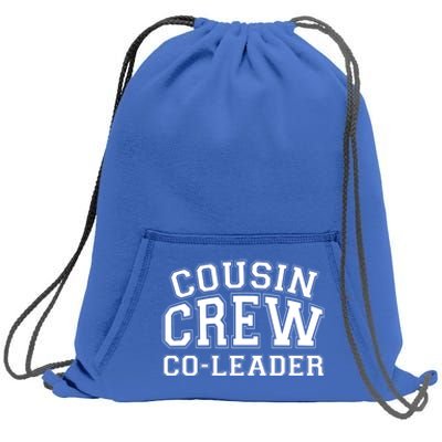 Cogiftleader Of The Cousin Crew Gift Matching Family Cousin Crew Gift Sweatshirt Cinch Pack Bag