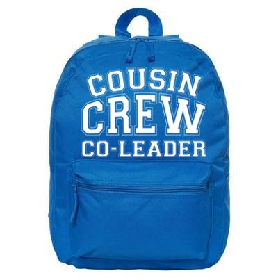 Cogiftleader Of The Cousin Crew Gift Matching Family Cousin Crew Gift 16 in Basic Backpack