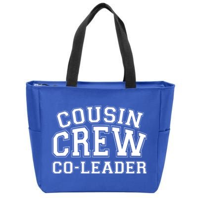 Cogiftleader Of The Cousin Crew Gift Matching Family Cousin Crew Gift Zip Tote Bag